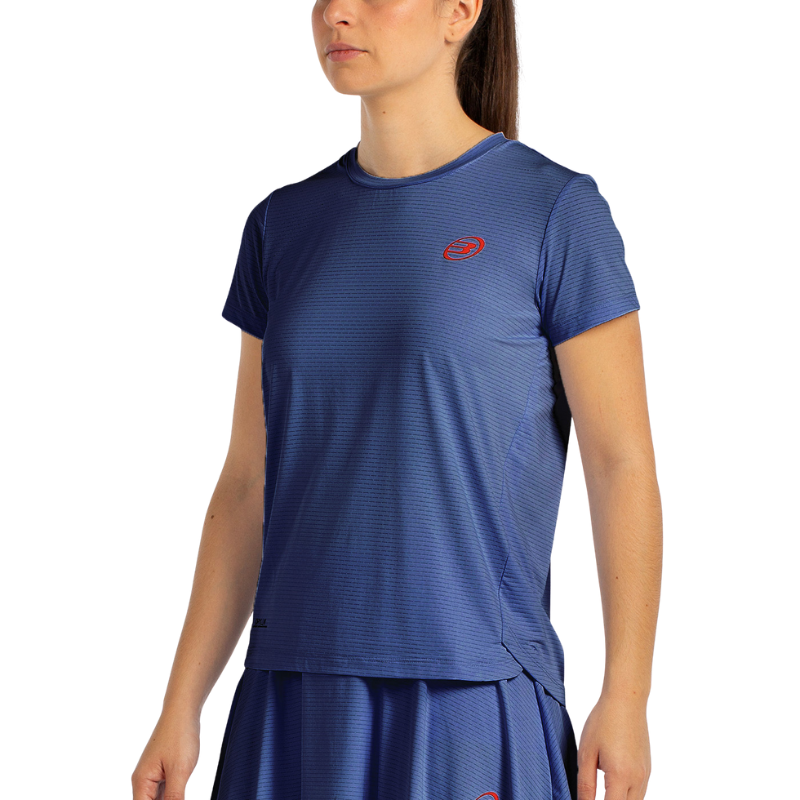 T-shirt Bullpadel Chamuy Bleu Marine Femme - Esprit Padel Shop