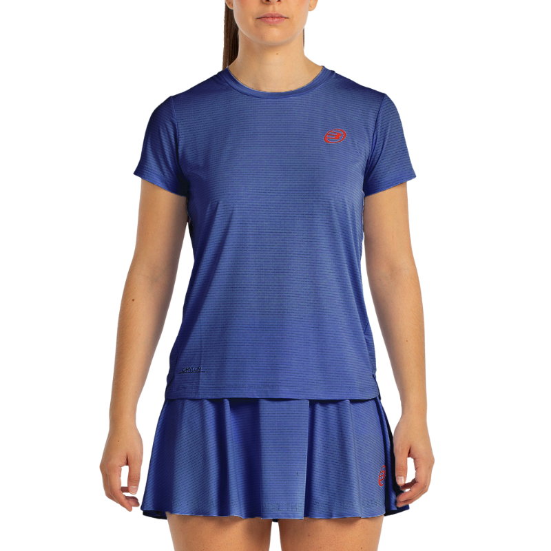 T-shirt Bullpadel Chamuy Bleu Marine Femme - Esprit Padel Shop