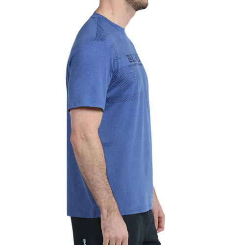 T-shirt Bullpadel Leteo bleu cote - Esprit Padel Shop