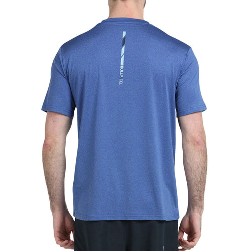 T-shirt Bullpadel Leteo bleu dos - Esprit Padel Shop