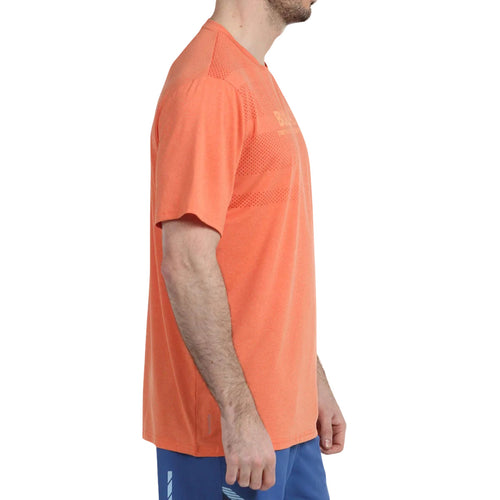 Camiseta Bullpadel Leteo naranja lateral - Esprit Padel Shop