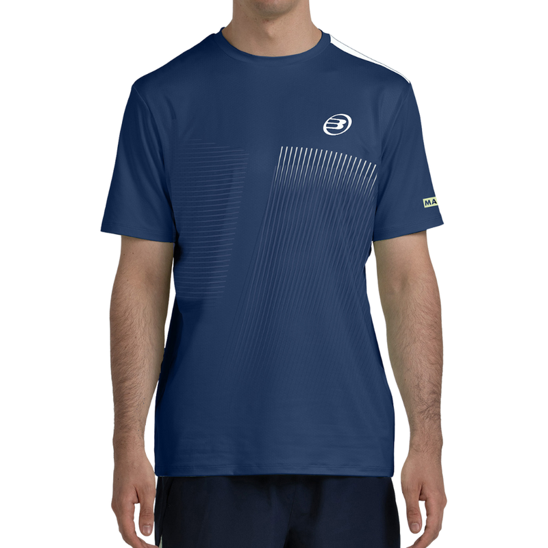 T-shirt Bullpadel Motril Bleu Marine - Esprit Padel Shop