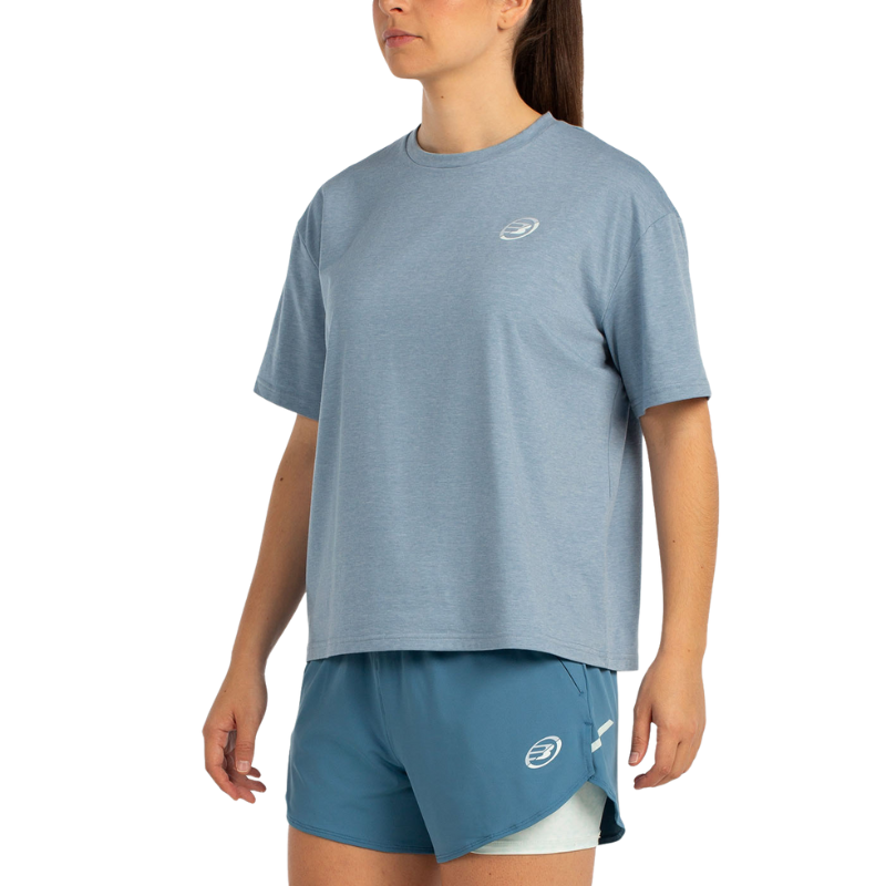 T-shirt Bullpadel Oyeme Bleu Femme - Esprit Padel Shop