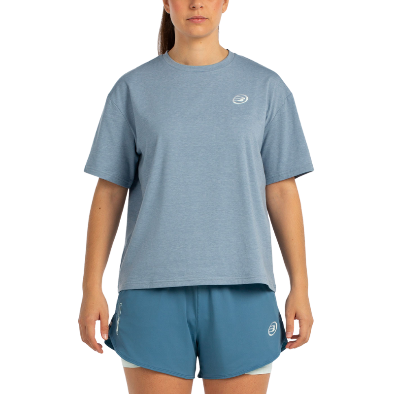 T-shirt Bullpadel Oyeme Bleu Femme - Esprit Padel Shop