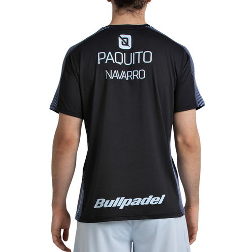 Camiseta Bullpadel Replica Paquito 26V Negra - Esprit Padel Shop