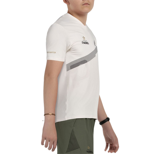 T-shirt Bullpadel Patos Blanc Junior - Esprit Padel Shop