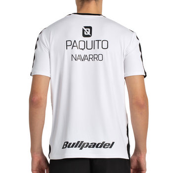 T-shirt Bullpadel Replica Paquito 25I Branco - Esprit Padel Shop