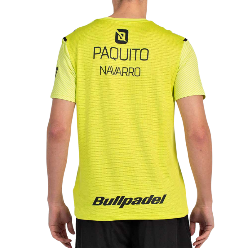 T-shirt Bullpadel Replica Paquito 25V Jaune Junior Boy - Esprit Padel Shop