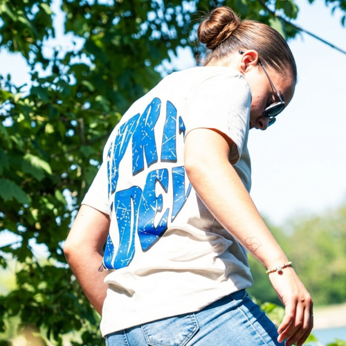 T-shirt Esprit Padel Vintage Bleu Unisexe - Esprit Padel Shop