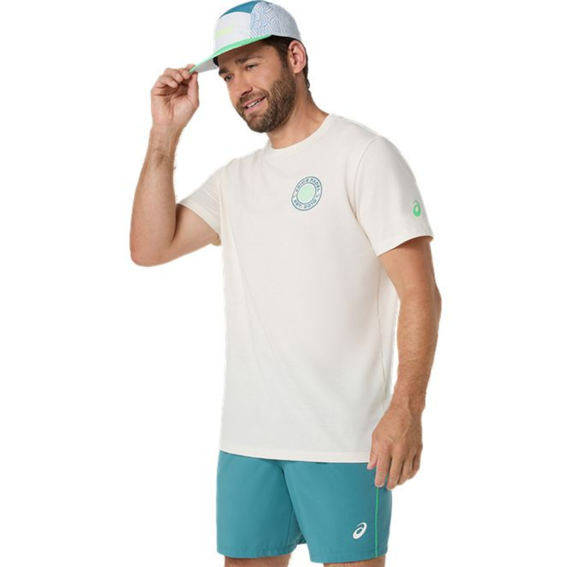 T-shirt Asics Padel Court Graphic Vert - Esprit Padel Shop