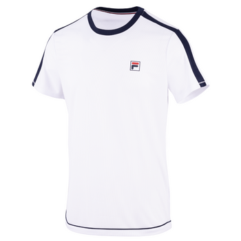 T-shirt Fila Elias Wit - Esprit Padel Shop