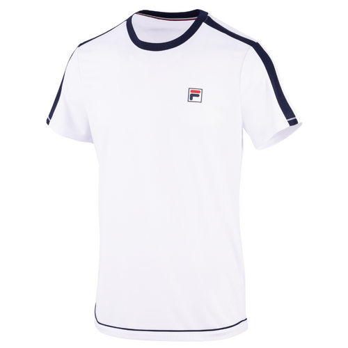 T-shirt Fila Elias Wit - Esprit Padel Shop