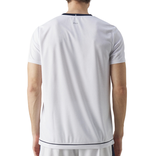 T-shirt Fila Elias Wit - Esprit Padel Shop
