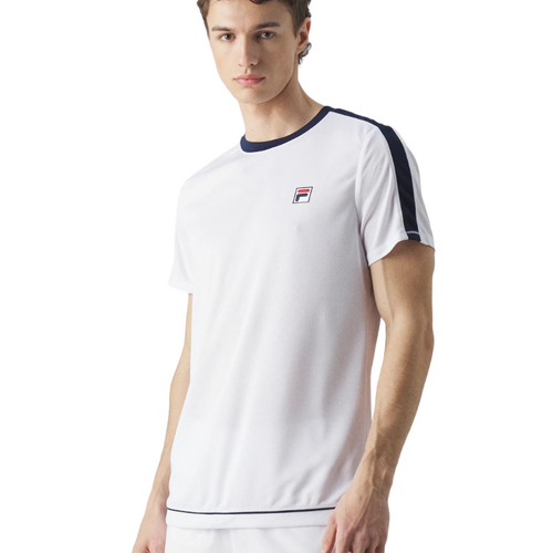 T-shirt Fila Elias wit - Esprit Padel Shop