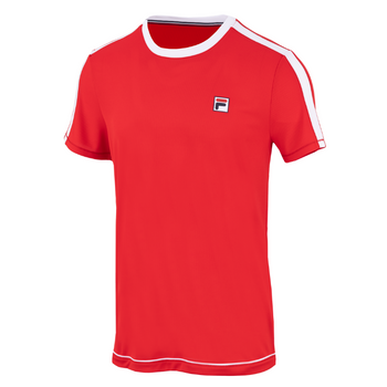 T-shirt Fila Elias Rood - Esprit Padel Shop
