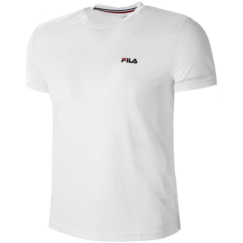 T-shirt Fila Logo Small Coton Blanc - Esprit Padel Shop