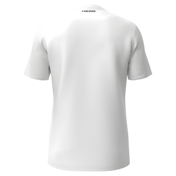 T-shirt Head Club Tech Blanc - Esprit Padel Shop