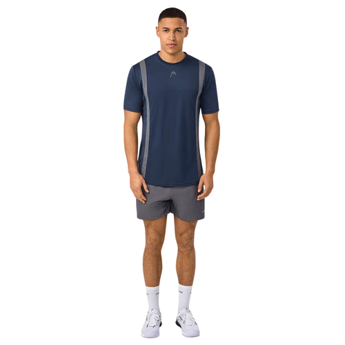 T-shirt Head Club Tech Bleu Marine - Esprit Padel Shop
