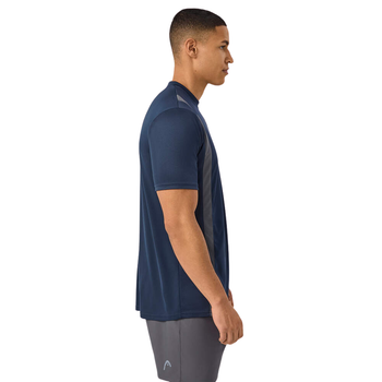 T-shirt Head Club Tech Bleu Marine - Esprit Padel Shop
