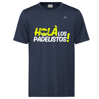 T-shirt Head EPS X Los Padelistos Blu marino - Esprit Padel Negozio
