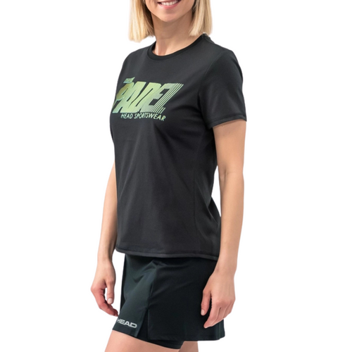 Maglia Head padel SPW Nero Donna - Esprit Padel Shop