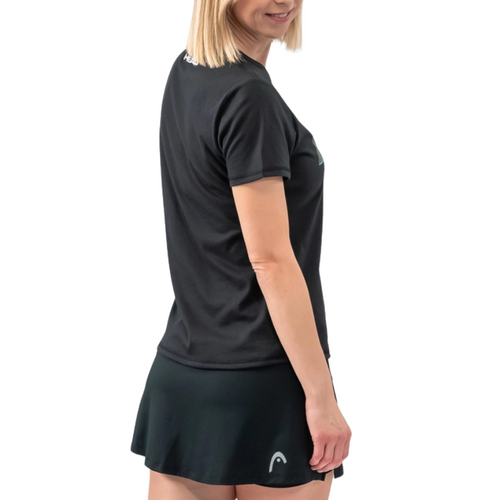 Maglia Head Padel SPW Nero Donna - Esprit Padel Shop