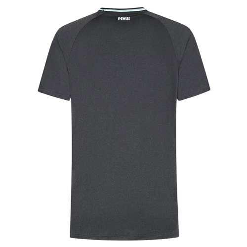 T-shirt K-Swiss Hypercourt Melange Crew Noir - Esprit Padel Shop
