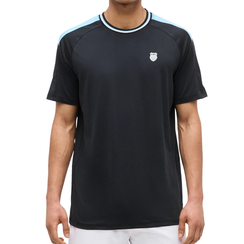 Maglietta K-Swiss Hypercourt Mesh Crew 5 Nera - Esprit Padel Negozio