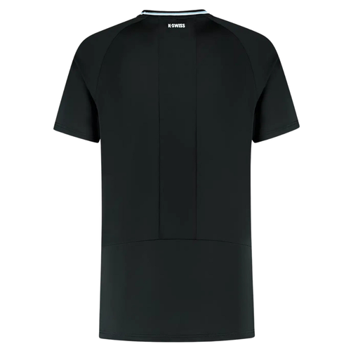 Maglietta K-Swiss Hypercourt Mesh Crew 5 Nera - Esprit Padel Negozio