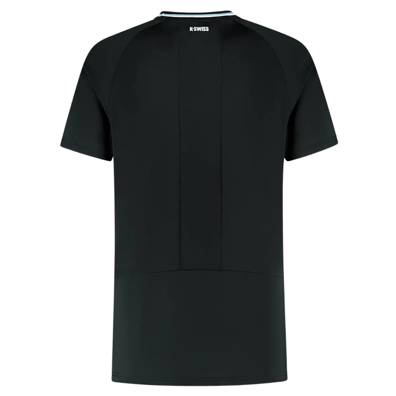 T-shirt K-Swiss Hypercourt Mesh Crew 5 Noir - Esprit Padel Shop