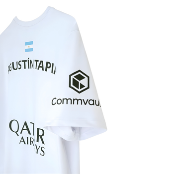 T-shirt Nox Replica Agustin Tapia AT10 Blanc 2026 - Esprit Padel Shop