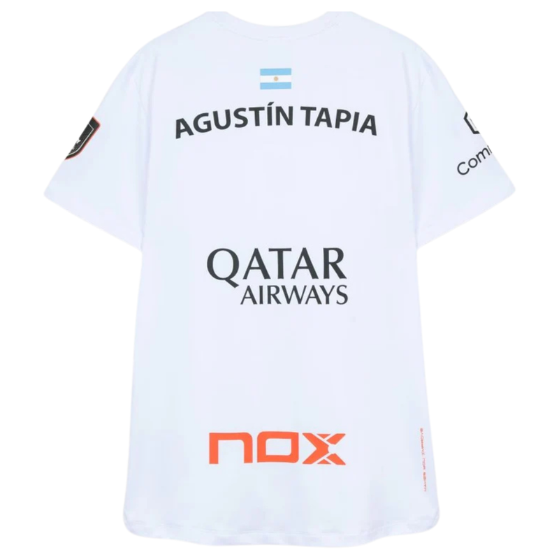 T-shirt Nox Replica Agustin Tapia AT10 Blanc 2026 - Esprit Padel Shop