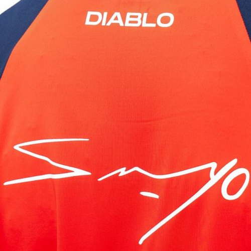 T-shirt rossa Siux Replica Diablo Sanyo FW24 - Esprit Padel Negozio