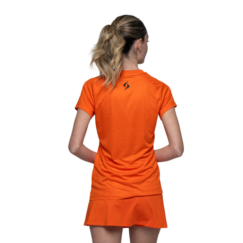T-shirt donna Siux Club Arancione - Esprit Padel Negozio