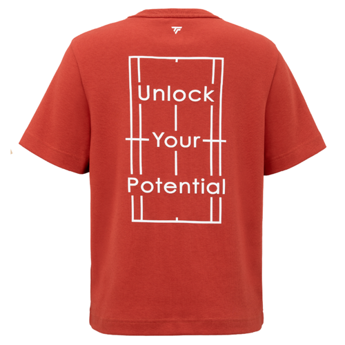 Camiseta Tecnifibre Graphic Tee roja para mujer - Esprit Padel Shop