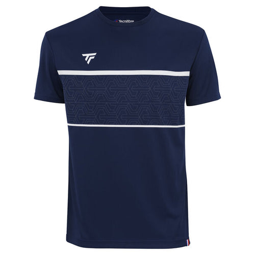 T-shirt Tecnifibre team tech marine face - Esprit Padel Shop