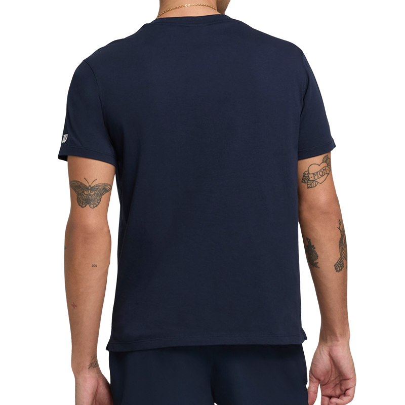 T-shirt Wilson Team Graphic Tee Bleu Marine - Esprit Padel Shop