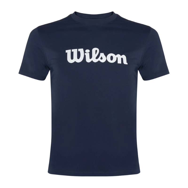 T-shirt Wilson Team Graphic Tee Script Bleu Marine - Esprit Padel Shop