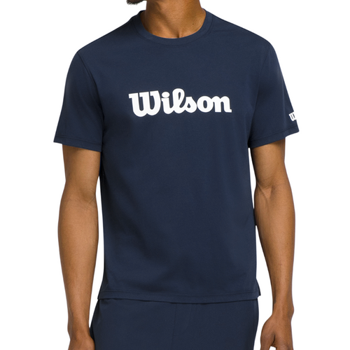 Camiseta Wilson Team Graphic Tee Script Azul Marino - Esprit Padel Shop