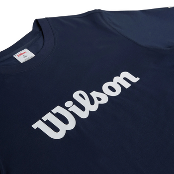 Camiseta Wilson Team Graphic Tee Script Azul Marino - Esprit Padel Shop