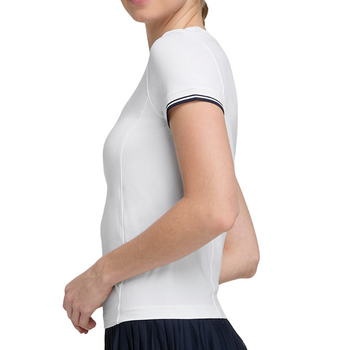 Camiseta Wilson Team Seamless Tee blanca para mujer - Esprit Padel Shop