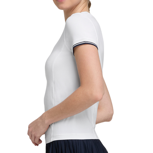 Camiseta Wilson Team Seamless Tee blanca para mujer - Esprit Padel Shop