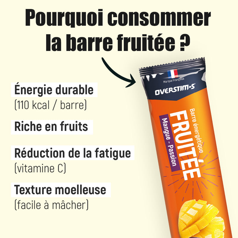 Barre Fruitée Overstim Mangue Passion - Esprit Padel Shop