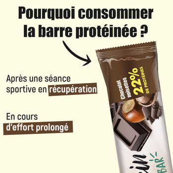 Barre Proteinée Overstim Chocolat/Noisette - Esprit Padel Shop