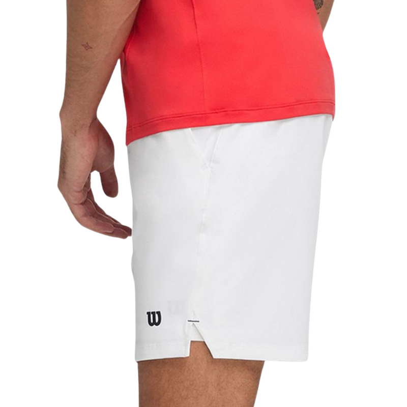 Short Wilson Team 7" Blanc - Esprit Padel Shop