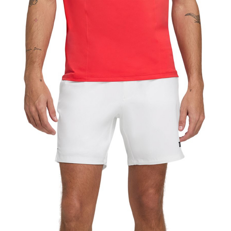 Short Wilson Team 7" Blanc - Esprit Padel Shop