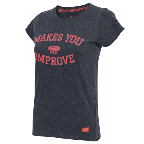 T-shirt da donna Nox Basic Blu Navy - Esprit Padel Negozio