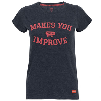T-shirt da donna Nox Basic Blu Navy - Esprit Padel Negozio