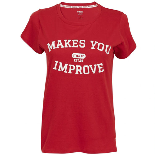 T-shirt Nox Basic Mulher vermelha - Esprit Padel Shop