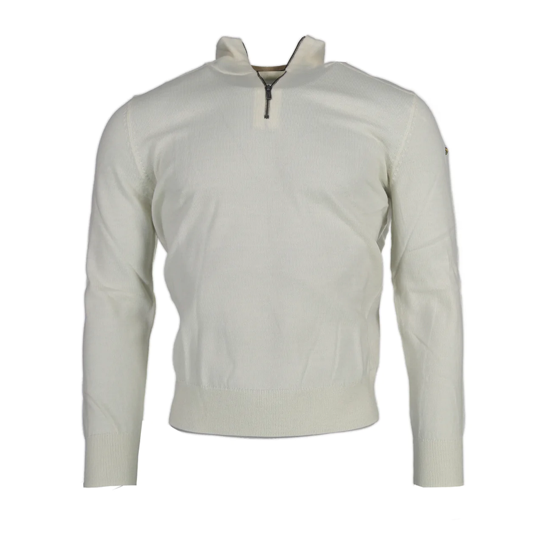 Pull Slazenger Franck Half Zip Blanc - Esprit Padel Shop